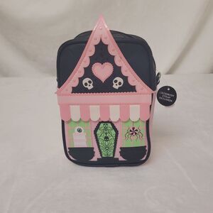 BBW Haunted House Crossbody Bag  Detachable Strap Glow in the Dark New OOS